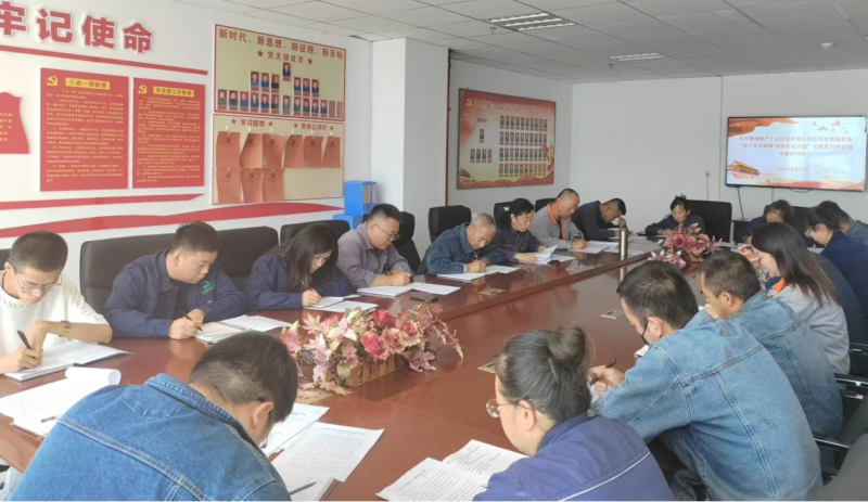 工投公司基層黨支部開展學(xué)習(xí)黨的二十屆三中全會主題黨日活動(dòng)