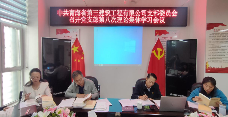 三建公司黨支部召開第八次理論集體學(xué)習(xí)會 ----集團黨委委員、紀(jì)委書記講主題教育專題黨課
